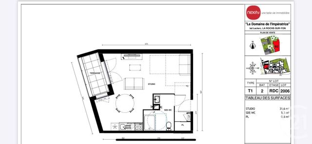 appartement - LA ROCHE SUR YON - 85