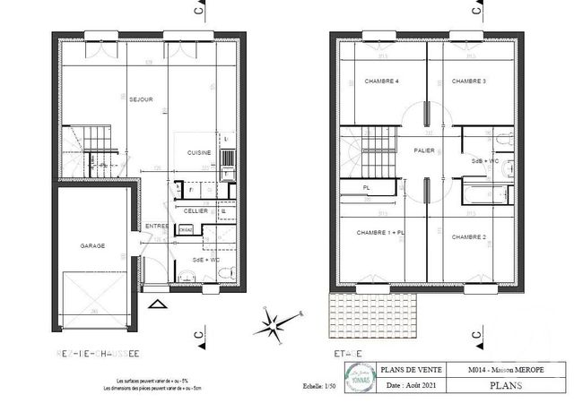 maison à vendre - 5 pièces - 89.71 m2 - LA ROCHE SUR YON - 85 - PAYS-DE-LOIRE - Century 21 Accort'Immo