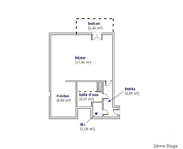 Appartement T1 à vendre - 1 pièce - 32.25 m2 - LA ROCHE SUR YON - 85 - PAYS-DE-LOIRE - Century 21 Accort'Immo