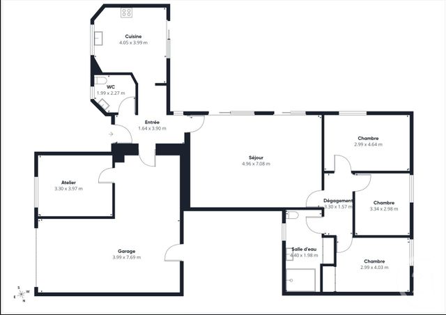 maison à vendre - 5 pièces - 115.0 m2 - LA ROCHE SUR YON - 85 - PAYS-DE-LOIRE - Century 21 Accort'Immo